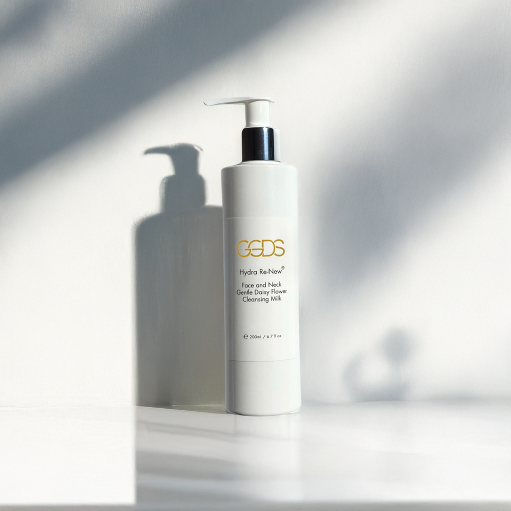 Hydra Re-New® Face and Neck Gentle Daisy Flower Cleansing Milk